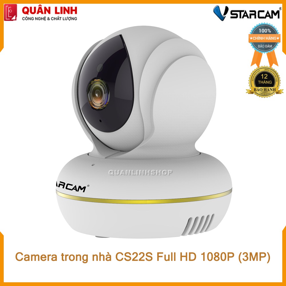 Camera IP Wifi hồng ngoại Vstarcam CS22S Full HD 1080P 3MP | WebRaoVat - webraovat.net.vn