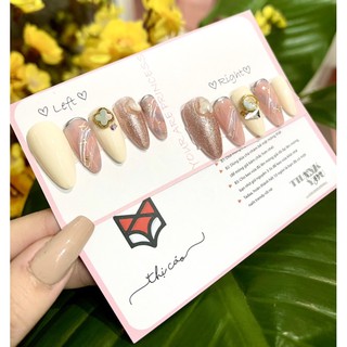 Móng up thiết kế hàn quốc siêu cute