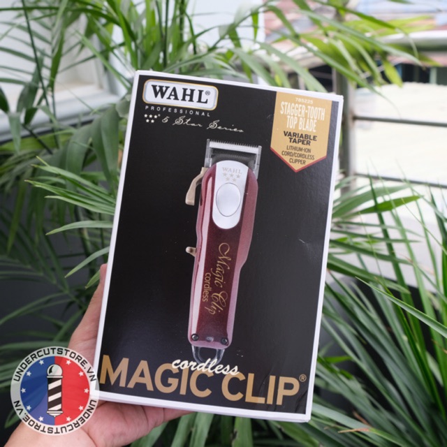 Tông Đơ Cắt Tóc Wahl Magic Clip Không Dây Lưỡi Kép - Nội Địa Mỹ - BH 12 Tháng