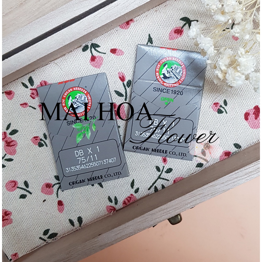 Kim máy may công nghiệp loại kim DB Nhật Organ chất lượng cao, hàng chuẩn xịn loại 1, maihoaflower