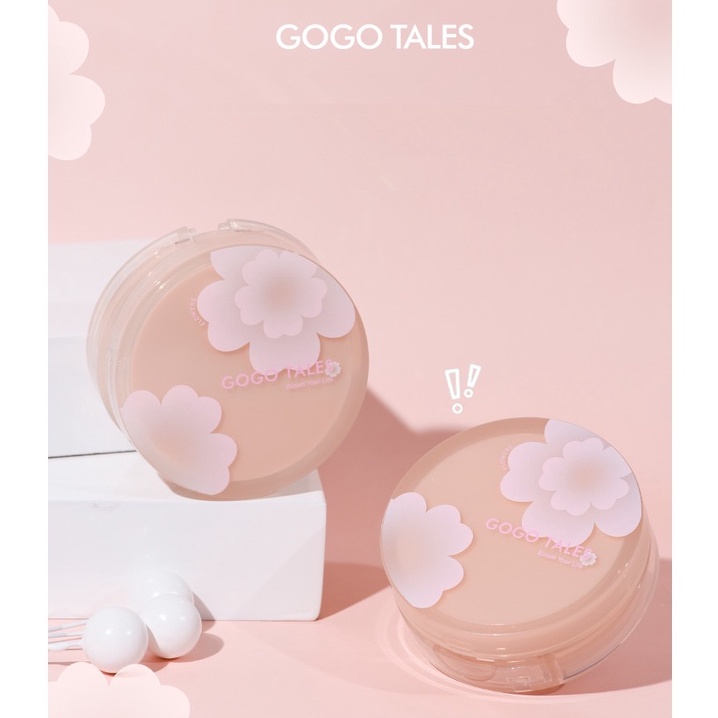 [GOGO TALES]Kem nền Matte Natural Skin Moisturizing Air Cushion Foundation không thấm nước BB Cream Frost Concealer Oil Control Face Makeup Foundation