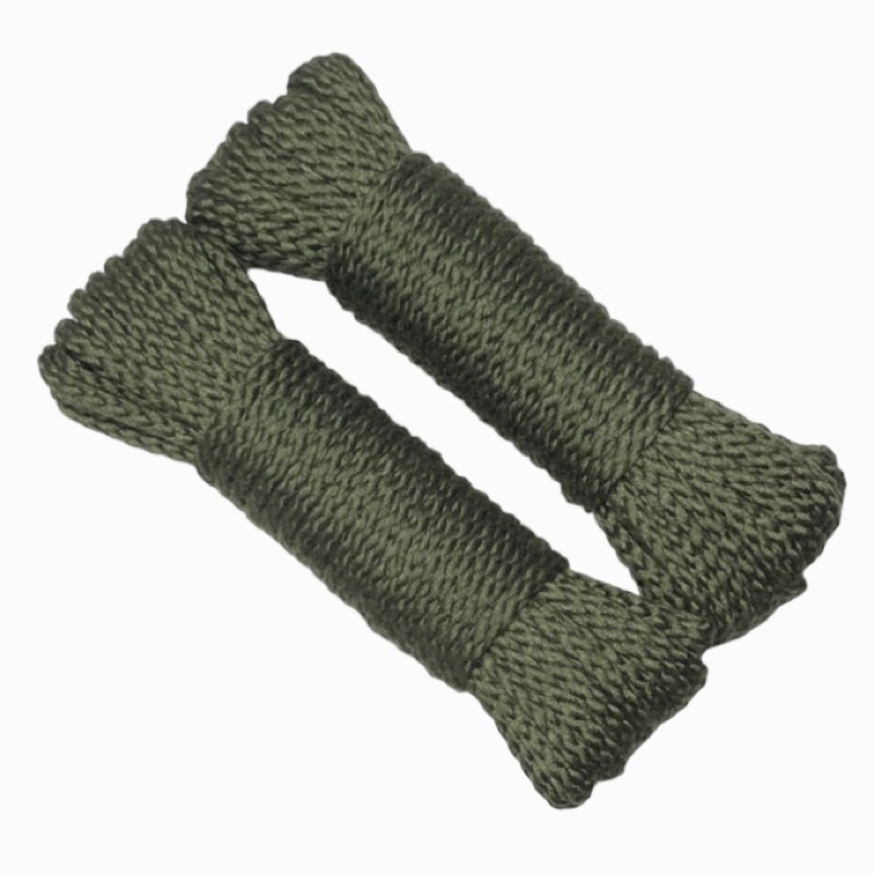 20 mét - Dây Dù 5mm mắc na ko lõi bóng đẹp &amp; chống bám dơ, chắc chắn dùng làm macrame, căng lều, trang trí, thời trang
