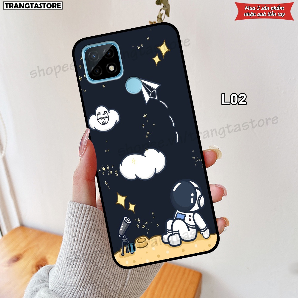 Ốp điện thoại Realme C21 - C21Y - C11 2020 - C11 2021 -C12-C15-C20 - C25 in hình vũ trụ đáng yêu