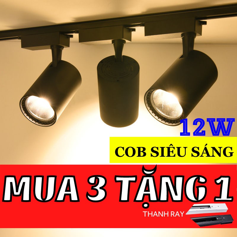 Đèn Rọi Ray, Đèn Rọi COB Siêu Sáng Chuyên Dụng Trang Trí Shop, Showroom, Logo Cửa Hàng PAPAA.HOME