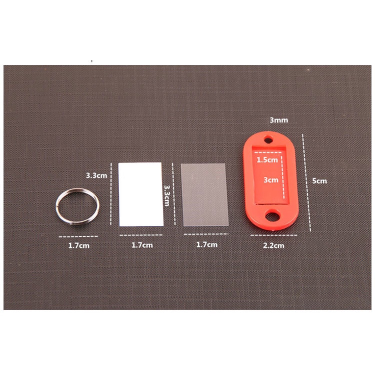 Móc khóa EDC SOSAMA ghi chú, ghi tên, đánh dấu chìa khóa, vali, balo nhiều màu tiện dụng HG-001115