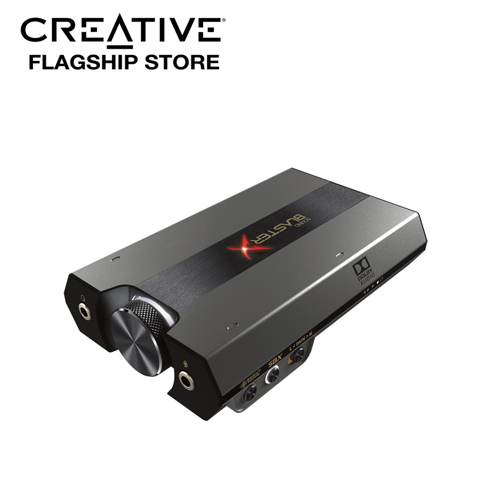 Bộ Giải Mã Âm Thanh Creative SoundCard Sound BlasterX G6 - Hàng Chính Hãng