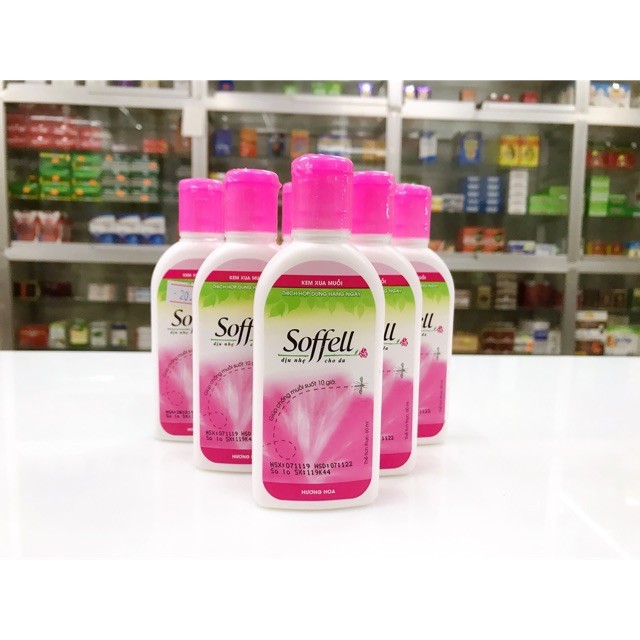 Kem Xua Muỗi Soffell 60ml (Hương hoa) Kem Chống Muỗi hương dịu nhẹ, không nhờn rít - cvspharmacy