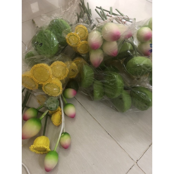 Nguyên liệu làm hoa sen