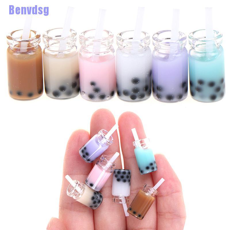 Bộ 3 Ly Trà Sữa Mini Tỉ Lệ 1: 12 Trang Trí Nhà Búp Bê