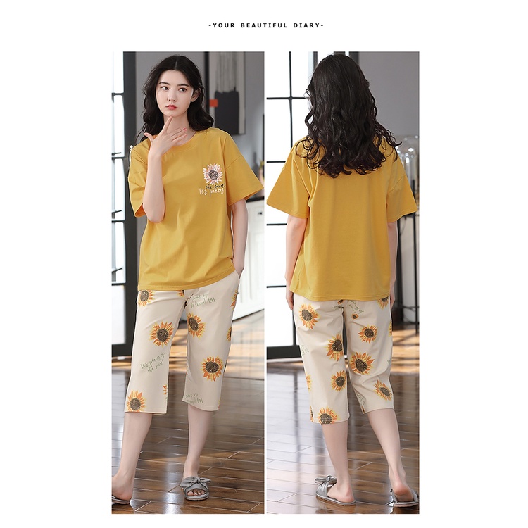Đồ mặc nhà nữ đáng yêu chất cotton 100% BA5016 | BigBuy360 - bigbuy360.vn