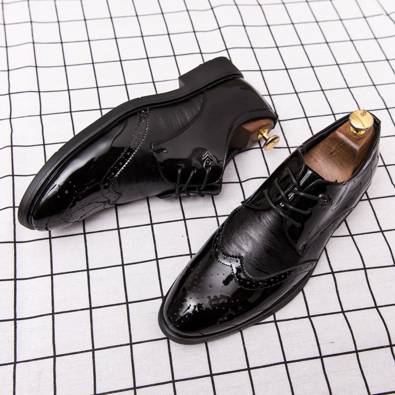 Work Leather Shoes Kl3332 Elegant Fashion For Men