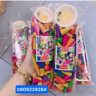 Gói 100 viên nụ trầm hương kèm chén thái lan chính hãng