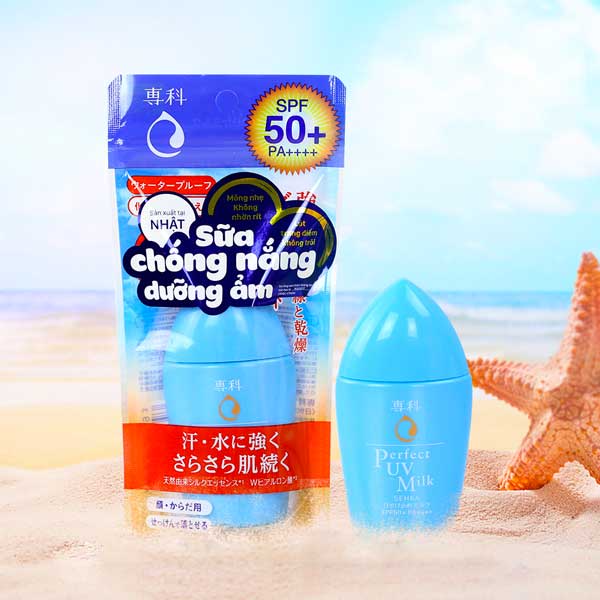 Kem chống nắng Senka Perfect UV SPF 50+/PA++++