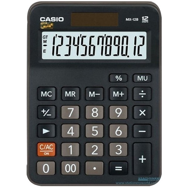 Máy Tính Để Bàn Casio MX-12B-BK