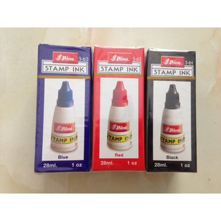 Mực dấu Shiny 28ml loại 1 Đài Loan ( đỏ, xanh, đen)