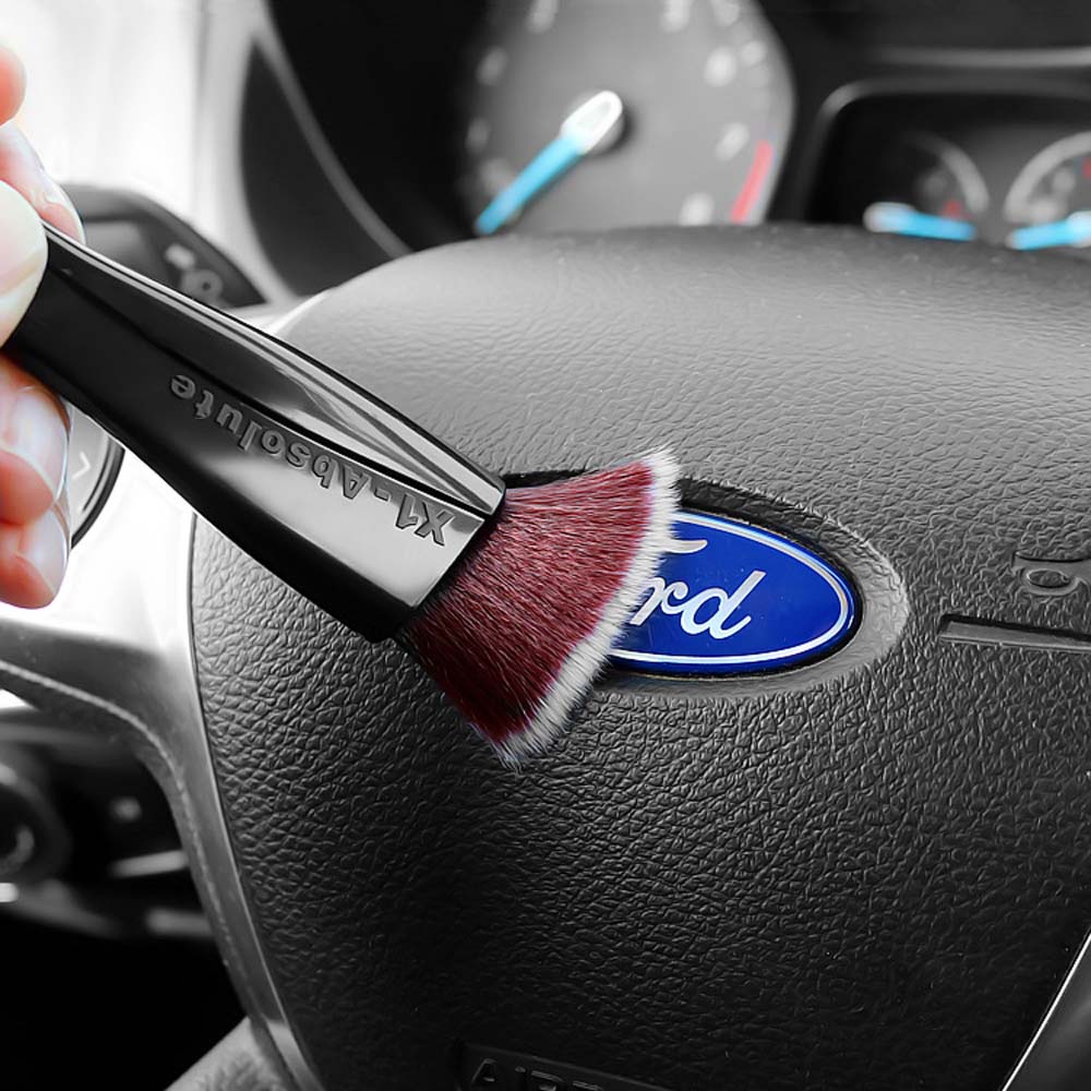 Aaron1 1 Cọ Vệ Sinh Khe Máy Điều Hòa Xe Hơi / Bàn Phím Máy Tính Bằng Nhựa Mềm Nhiều Màu Kèm 2 Đầu Bàn Phím