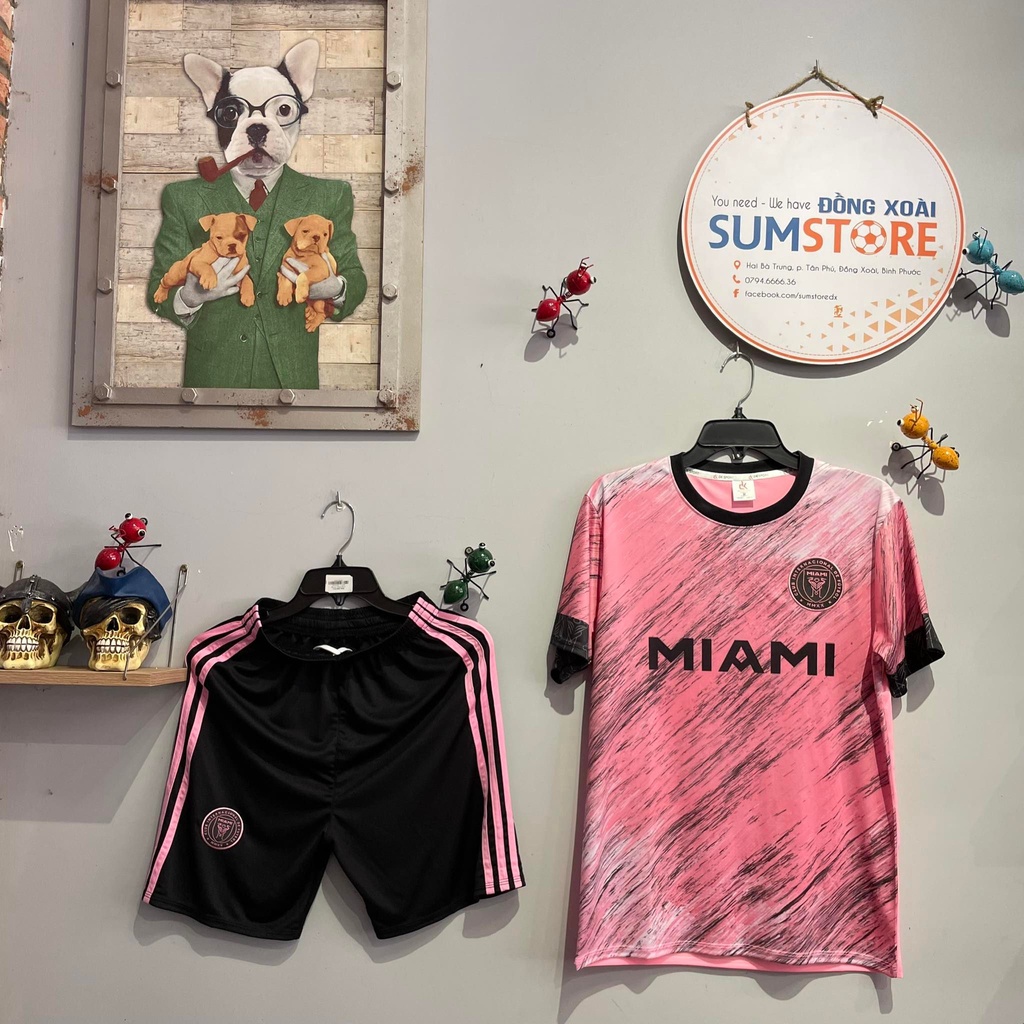 Quần Áo Bóng Đá Miami Hồng  - Áo Đấu Hot 2022, Cực Đẹp