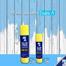 [SIÊU KHYẾN MAỊ ]Hồ Khô Double A 21g Siêu Dính Màu Vàng ( Loại to)