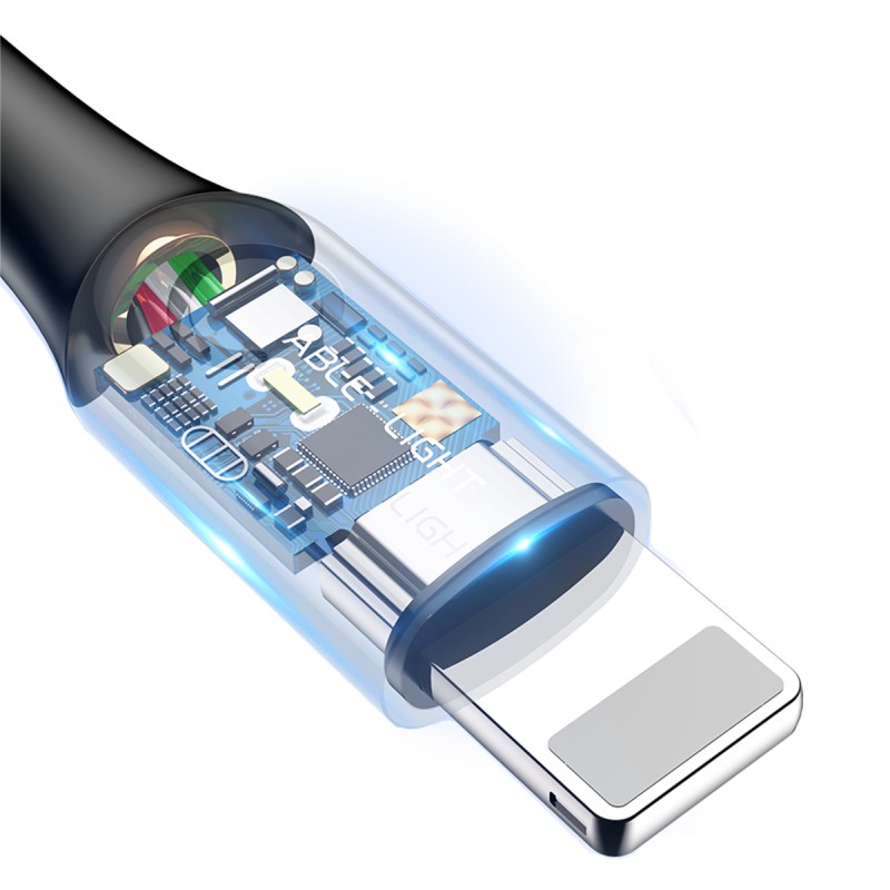 Cáp sạc tự ngắt thông minh Baseus C Shape cho iPHONE / iPAD