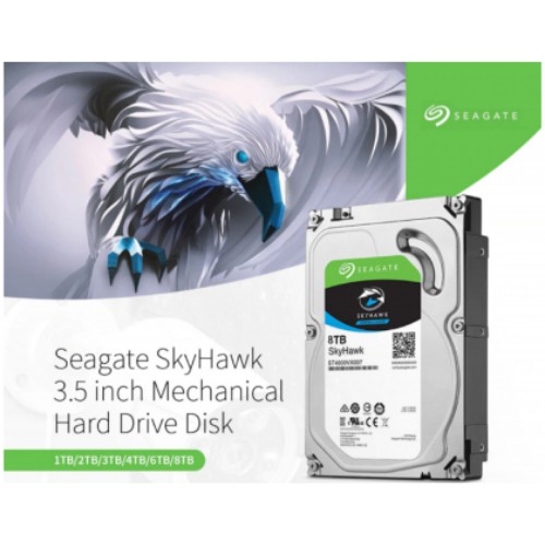 Ổ cứng hdd seagate 500GB-1TB-2TB-4TB SKYHAWK-chuyên dùng camera-bảo hành 36 tháng