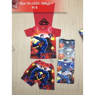 Combo 5 đồ bộ thun cho bé trai dưới 29kg
