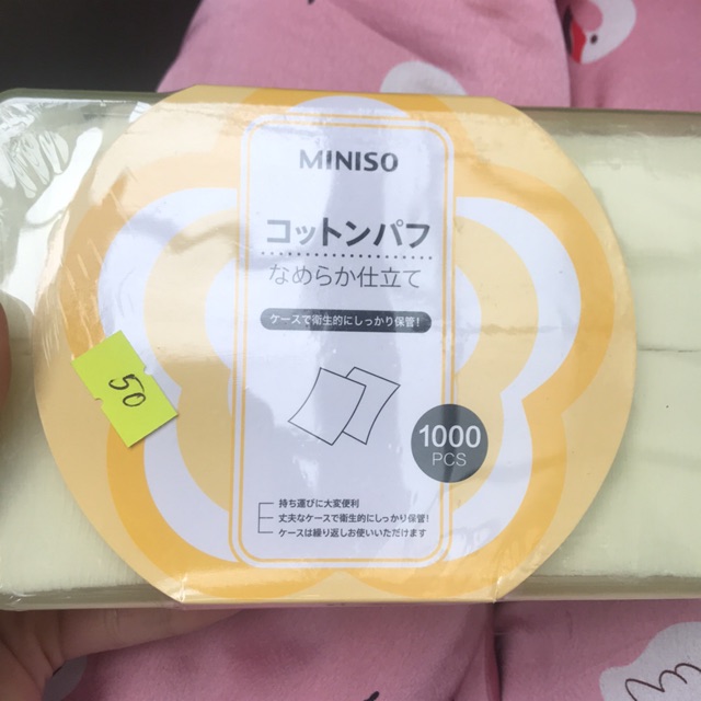 Bông tẩy trang miniso