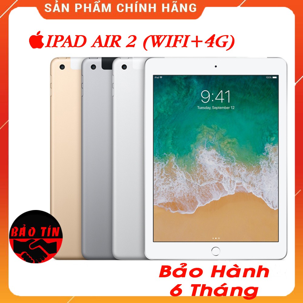 MÁY TÍNH BẢNG IPAD AIR 2 16/32/64/128GB WIFI 4G LIKE NEW 99%
