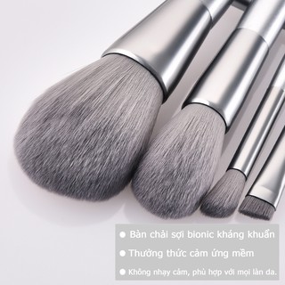 Set 8 Cọ Trang Điểm Đầu Cọ Lông Mềm