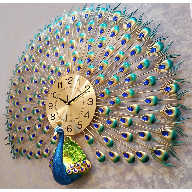 Đồng hồ Decor treo tường phòng khách hiện đại kích thước 70x75cm GV6689