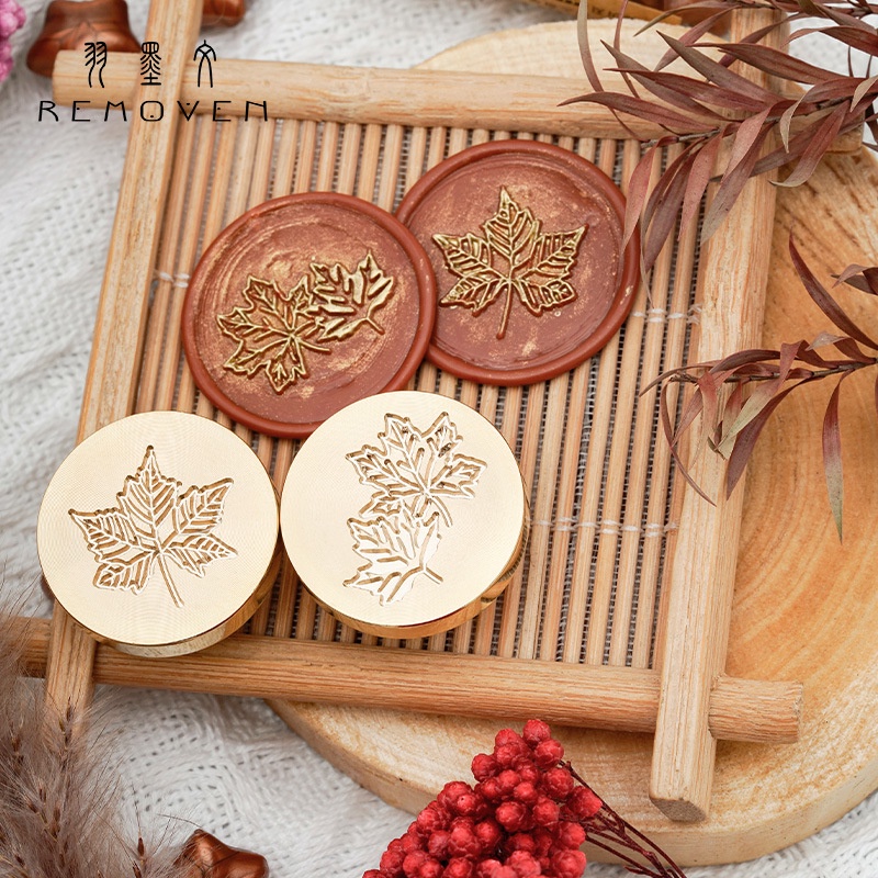 Con Dấu Đóng Sáp Niêm Phong Thiệp Mời Đám Cưới Hình Cây Sự Sống Kiểu Retro