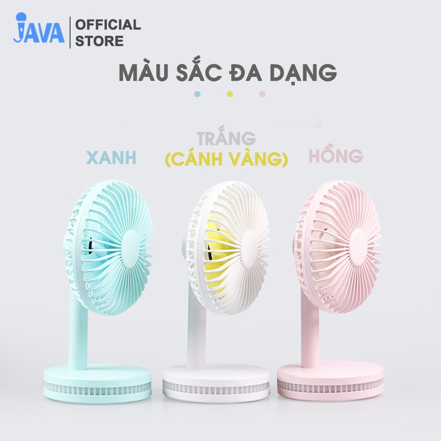 [QUẠT CÓ ĐÈN 2IN1] Quạt để bàn tích điện mini có đèn - Có 3 tốc độ - Dùng 2-4h- tích điện lâu-đèn sáng | BigBuy360 - bigbuy360.vn