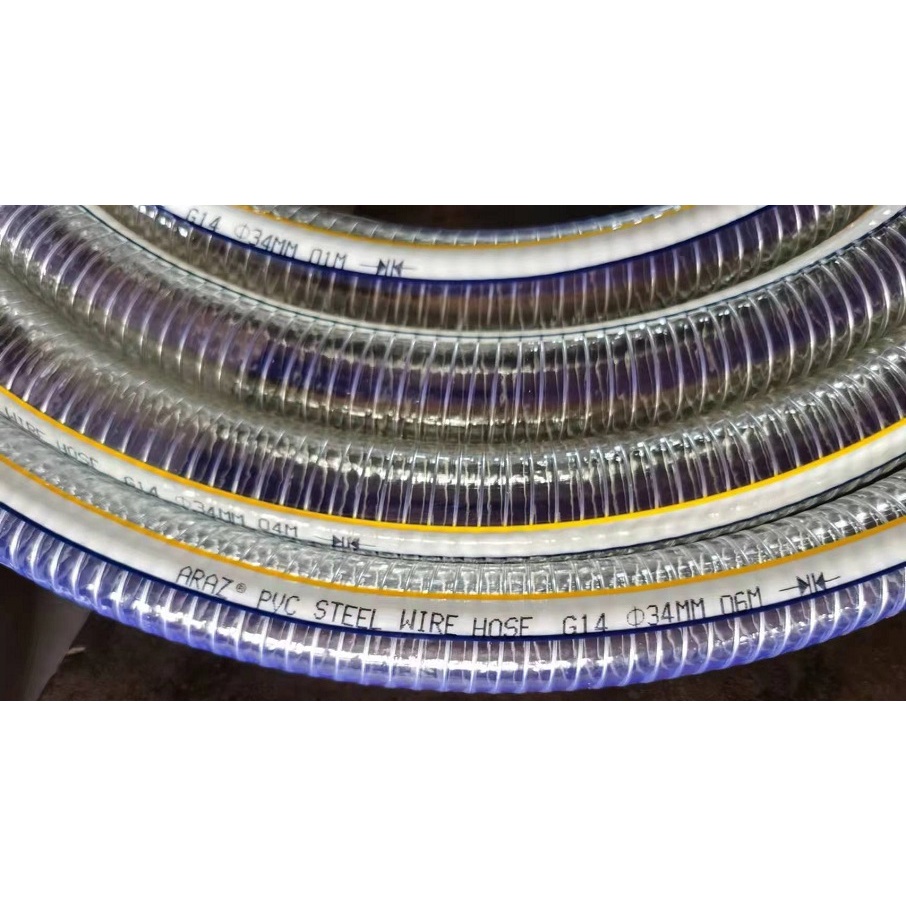 Ống nhựa mềm lõi thép phi 27mm - 32mm-34mm-38mm ống chuyên dẫn hóa chất, dẫn dầu, hút thổi liệu, dẫn nước áp lực cao