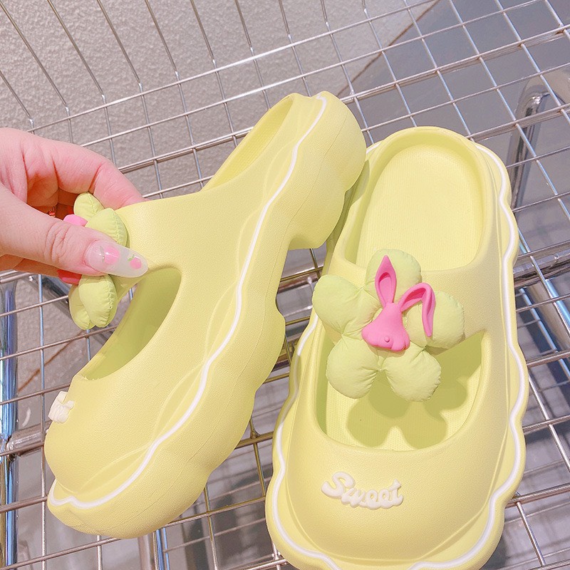 Dép Nữ Đi Trong Nhà,Đi Mưa Cao Su Non Cao Cấp Êm Mềm Hàng Loại 1 QC TRINH LÊ SHOP GIÀY DÉP