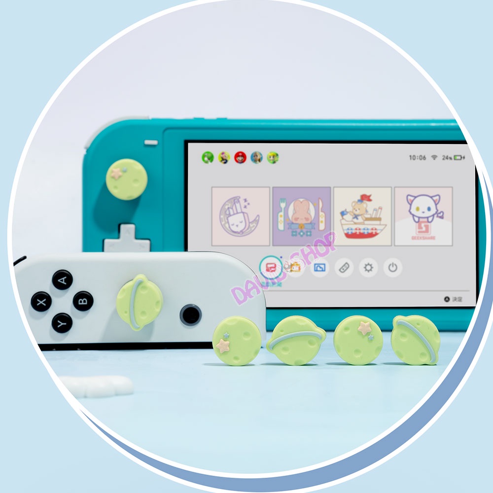 [Geekshare] Núm bọc analog Happy Planets cho Joy-Con - Nintendo Switch V1, V2, Lite, OLED