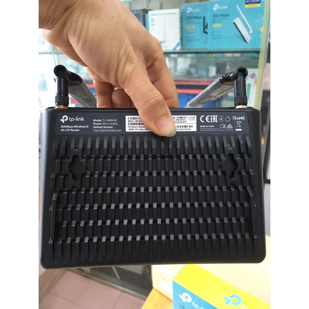 Modem Wifi 4G LTE MR6400 tốc độ 4G 150Mbps, Wifi 300Mbps hàng chính hãng TPlink | BigBuy360 - bigbuy360.vn