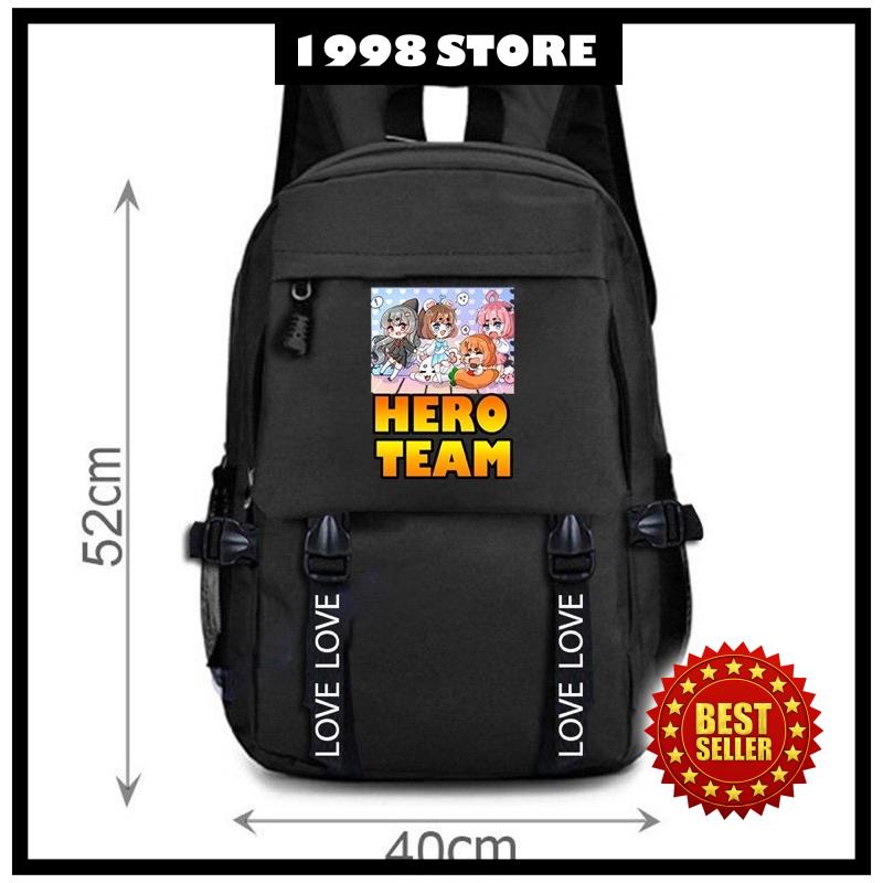 Balo Đi Học Hội Chị Em Hero Team Loại To Chất Đẹp