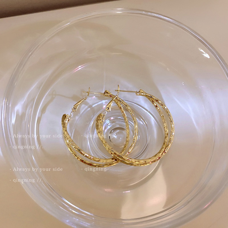 DREJEW Bông Tai Mạ Bạc 925 Hình Thánh Giá Phong Cách Âu Mỹ Kiểu Dáng Mới Cho Nữ