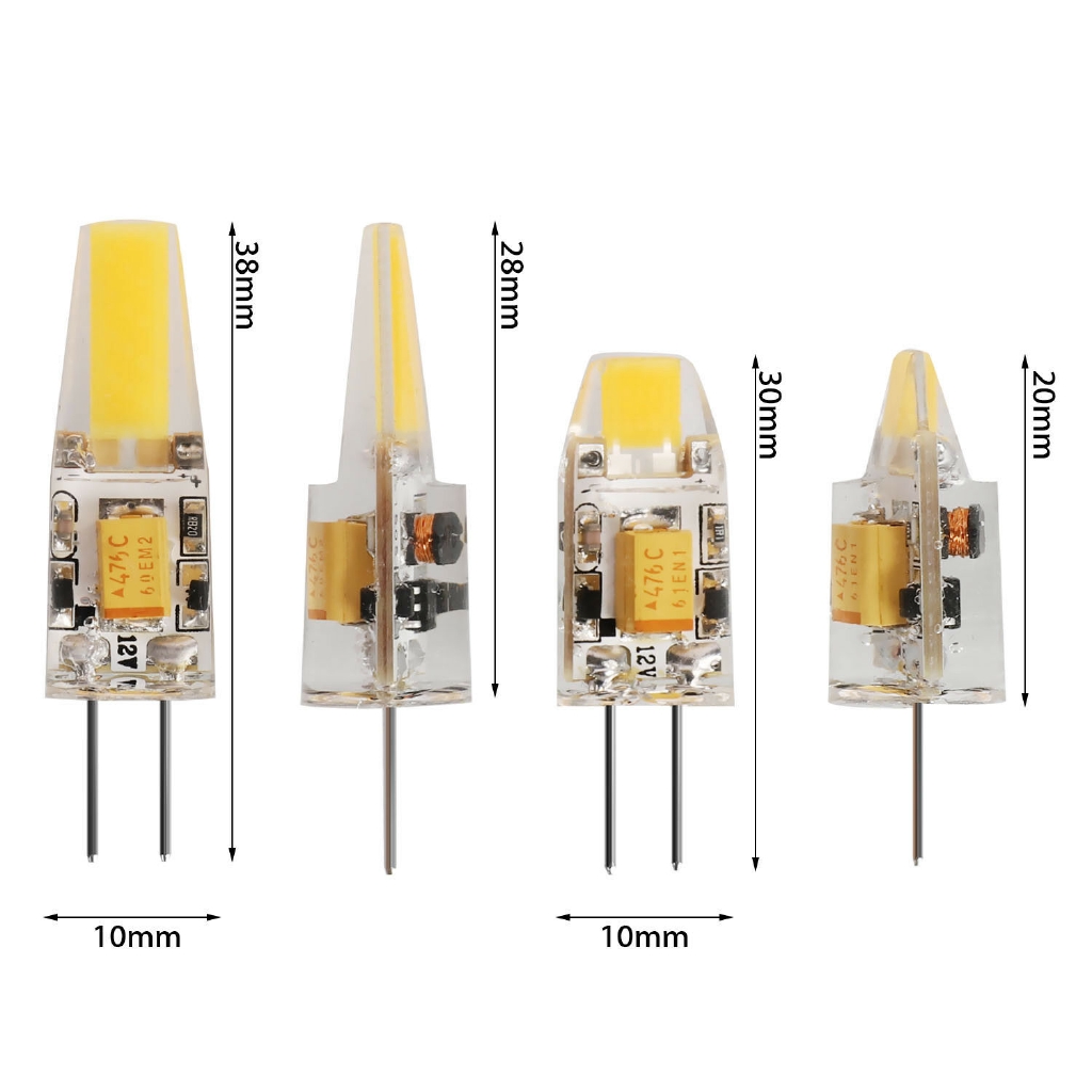 Bóng đèn LED G4 LED 12V AC/DC COB 3W 6W có thể điều chỉnh độ sáng