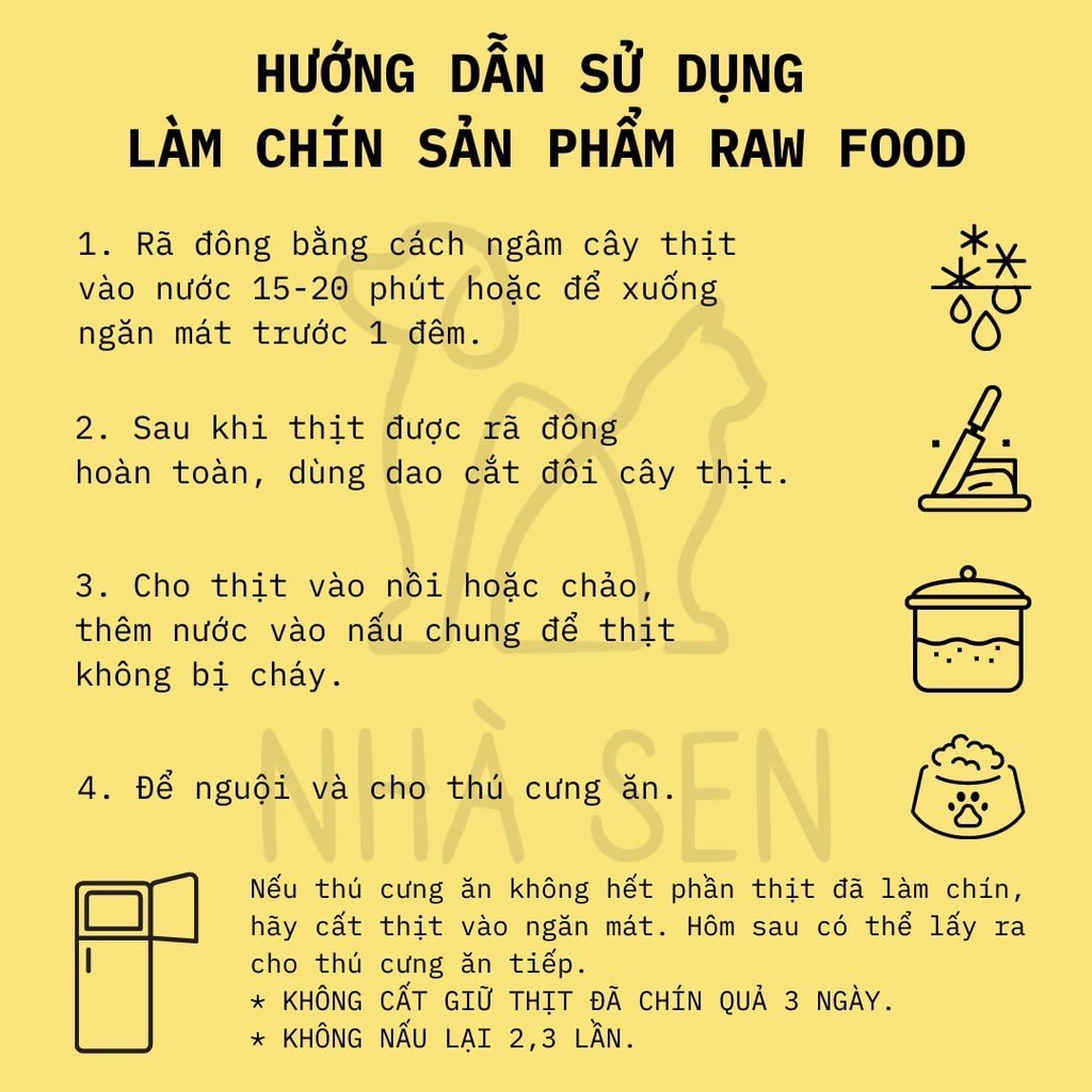 THỊT XAY RAU CỦ DÀNH CHO CHÓ MÈO - RAW PET FOOD HAYUMI
