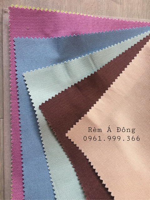 Rèm cửa tone Xanh Pastel xinh xắn, rèm vải thô cản sáng 75%