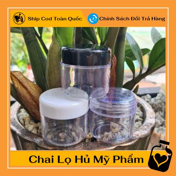 [TOP GIÁ RẺ] Hũ nhựa trong 30g,50g có lót chiết mỹ phẩm ,Xưởng Chai Lọ