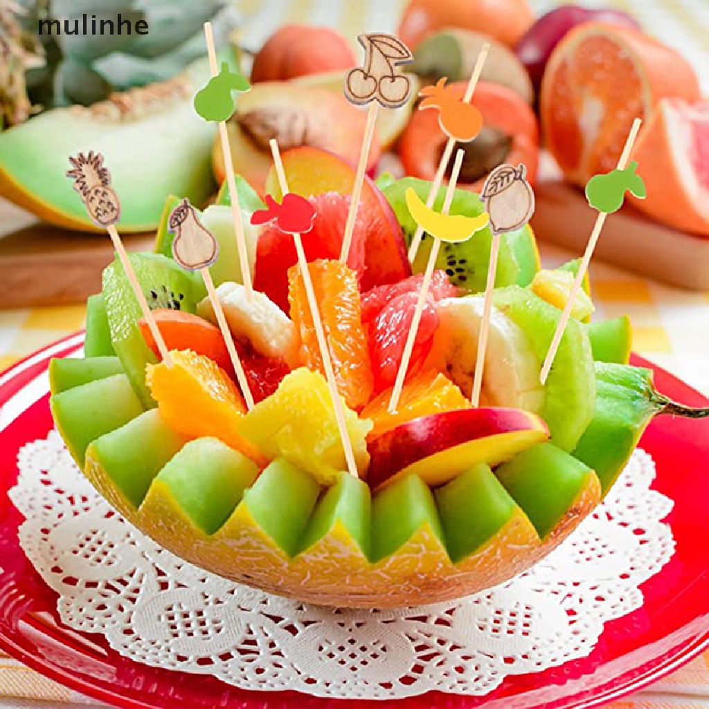 100 Tăm Tre Dùng Một Lần Để Ăn Trái Cây Tiện Dụng Và Bền