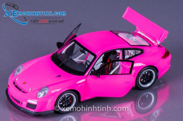 Xe Mô Hình Porsche 911 Gt3 Cup 1:18 Welly ( Hồng )