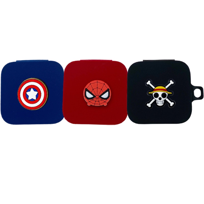 Vỏ bảo vệ hộp sạc tai nghe Bluetooth không dây Xiaomi Air 2 SE 2 kiểu hoạt hình đơn giản