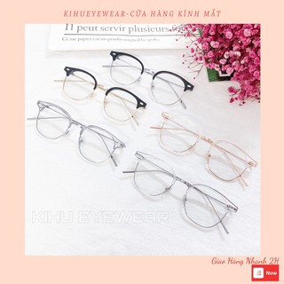 Gọng kính vuông ,kim loại ,càng kính siêu nhẹ kính cận vuông -T22022