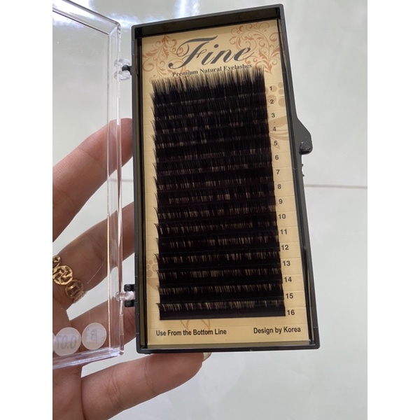 Mi nối siêu tự nhiên sợi mướt- Mi cong B J siêu hot