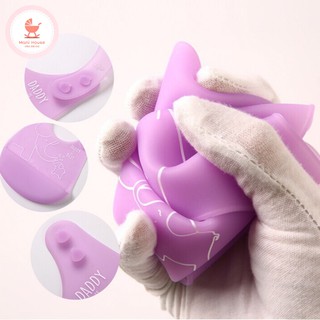 Yếm máng ăn dặm silicon siêu mềm cho bé