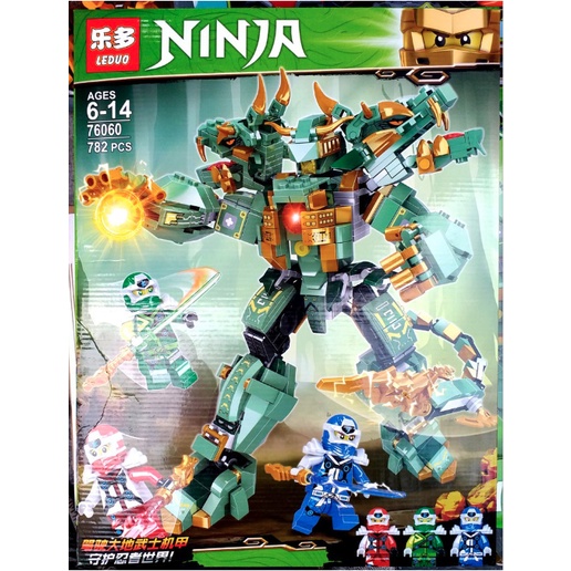 [Rẻ vô địch] Lego Ninjago 76060 (hàng chất lượng)( Xếp Hình Robot Mech Rồng Xanh Moc 782 Mảnh )siêu hot-siêu rẻ