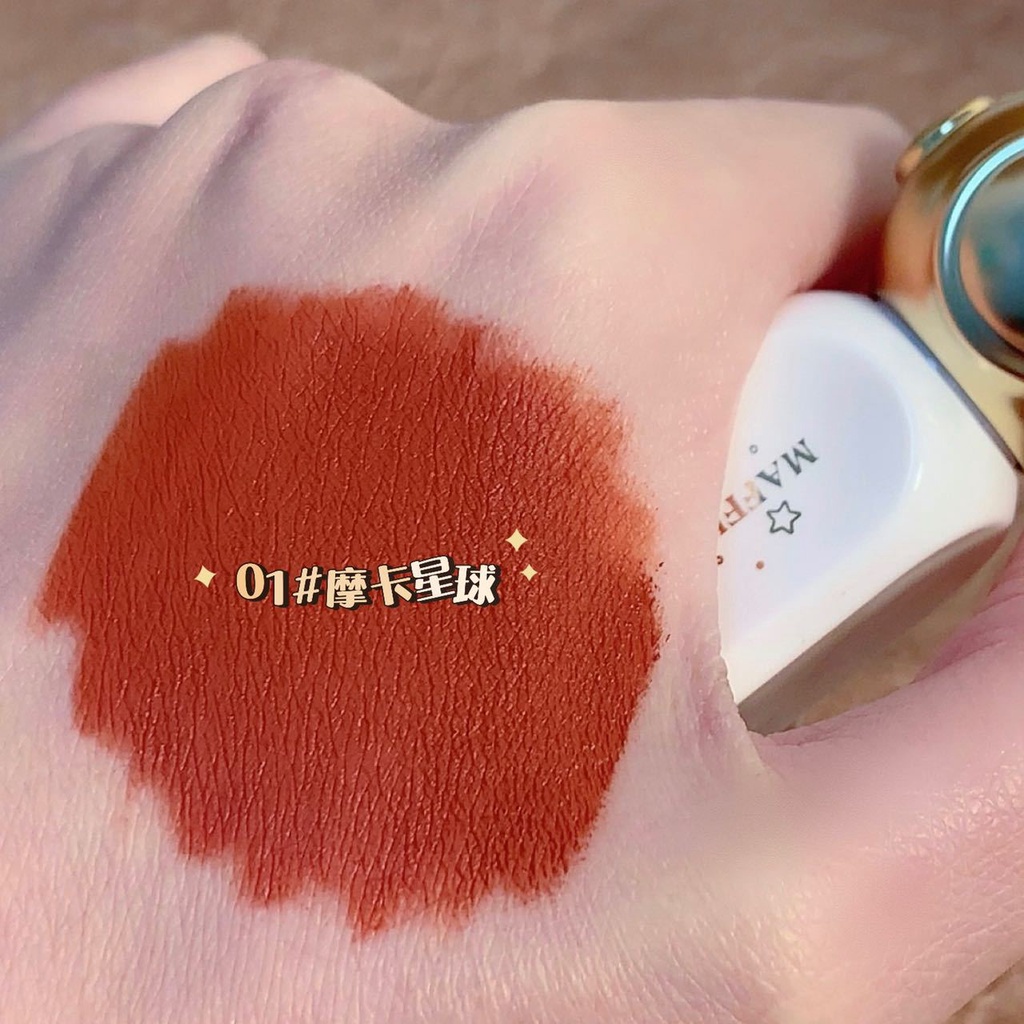 Son Môi Maffick Dạng Lỏng Chống Thấm Nước Thiết Kế Hình Chú Gấu Xinh Xắn