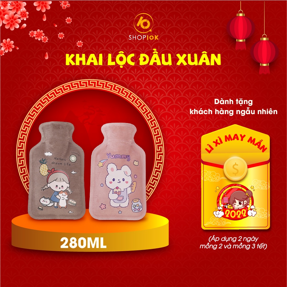 Túi chườm ấm nóng lạnh đa năng giảm đau bụng kinh 280ml – SP005344